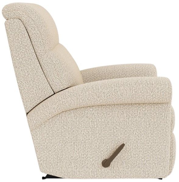 Flexsteel® Davis White Moondust Rocking Recliner-2
