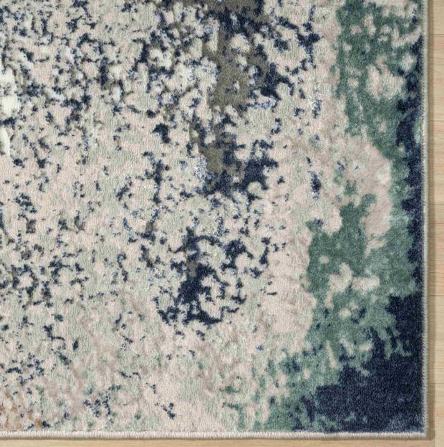 LR Home Antalya Gray/Teal 8x10 Area Rug-3