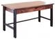 International Furniture Direct Parota Black/Brown Writing Desk-0