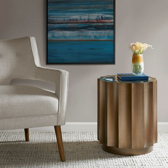 Olliix by Madison Park Bronze Valentina Accent Table-3