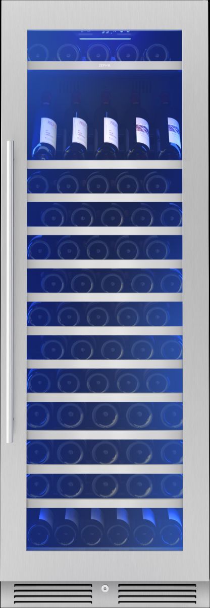 Zephyr Presrv™ 14.9 Cu. Ft. Glass/Stainless Steel Wine Cooler-6