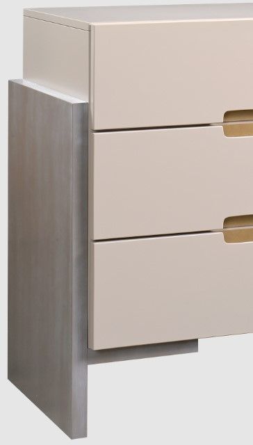 Country View Woodworking Customizable Summa 36" 3-Drawer Bedside Chest-1