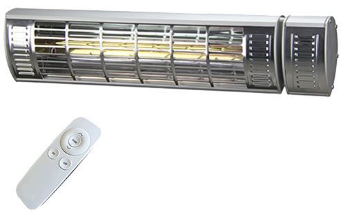 Sunheat® 1500 Watt Silver Electric Wall (or Tripod) Mounted Patio Heater 