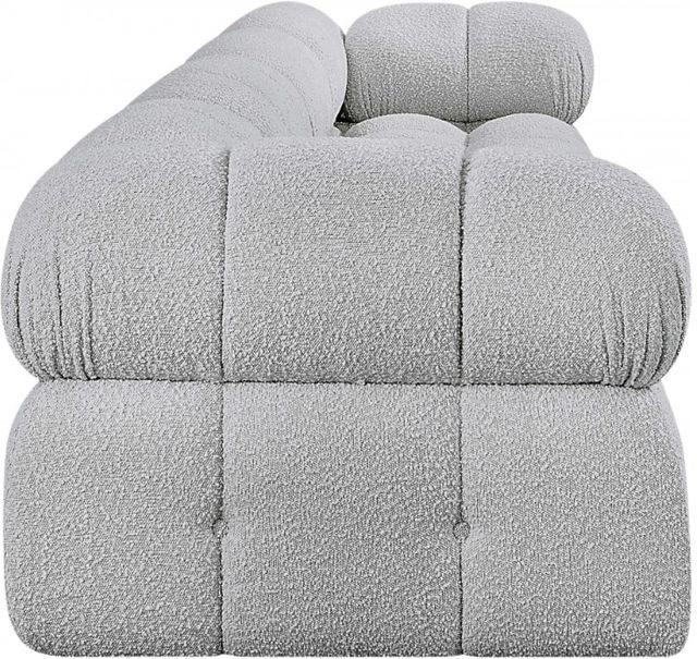 Meridian Furniture Ames 4-Piece Gray 136" Sofa-2