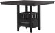 Coaster® Jaden 5-Piece Espresso/Black Dining Room Set-1