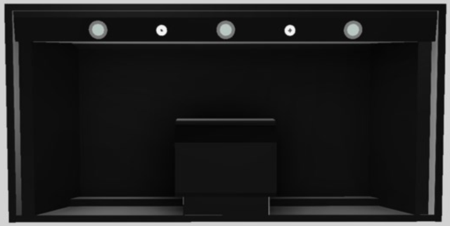 Vent-A-Hood® Designer Series 48" Black Wall Mounted Range Hood-3