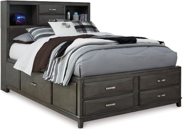Signature Design by Ashley® Caitbrook 5-Piece Gray Full Storage Bed Set-1