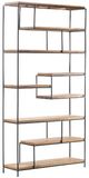 Crestview Collection Bengal Manor Brown/Iron Offset Large Etagere-0