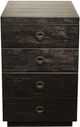Riverside Furniture Perspectives Ebonized Acacia Mobile File Cabinet-0