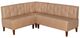 Powell® Auden 2-Piece Espresso/Tan Dining Table Set-2