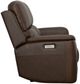 Flexsteel® Henry Burnt Umber Brown Power Reclining Loveseat with Power Headrests and Lumbar-3