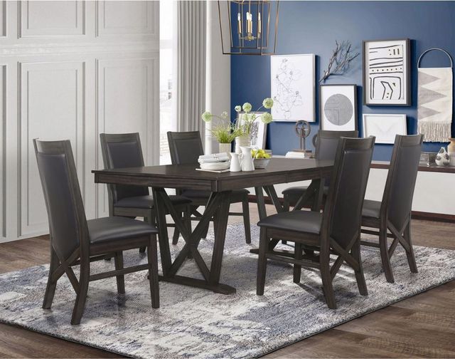 Mazin Furniture Somersby Dark Gray Dining Table-2