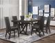 Mazin Furniture Somersby Dark Gray Dining Table-2