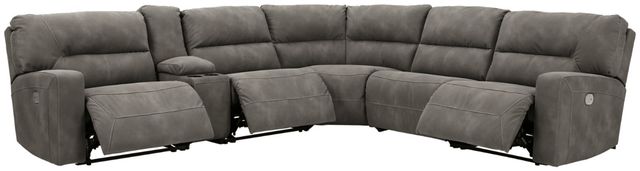 Signature Design By Ashley® Next-Gen DuraPella 6-Piece Slate Power Reclining Sectional-0