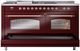 Ilve® Nostalgie II Series 60" Burgundy Pro Style Dual Fuel Range-4