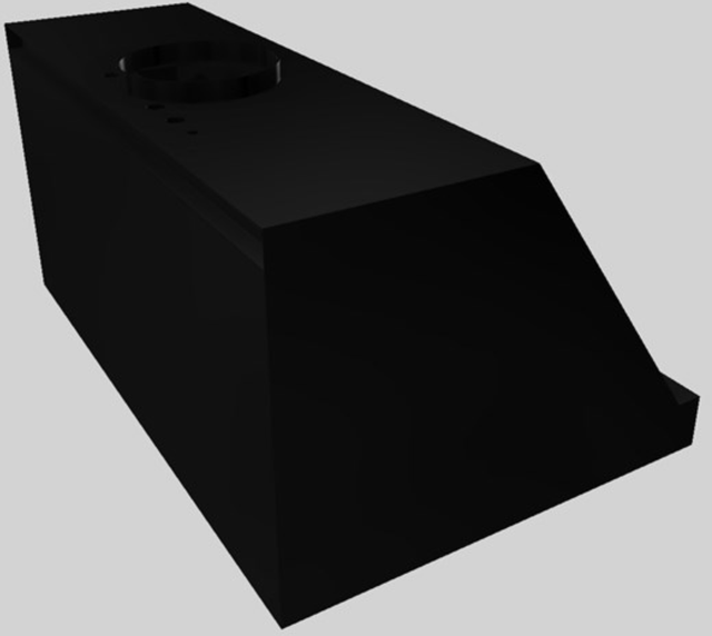 Vent-A-Hood® 36" Wall Mounted Range Hood-Black-1