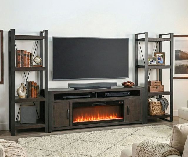 Sunny Designs™ Tobacco Leaf Media Console-1