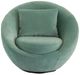 VIG Furniture Modrest Gypsum Teal Modern Swivel Accent Chair-1