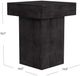 Bassett Mirror Padula Dusty Black End Table-2