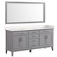 Furniture of America® Almeria Gray/White Vanity Set with Mirror-0