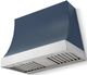 La Cornue CornuFé Marquee 36" Winter Sky Range Hood with Polished Chrome Trim-0