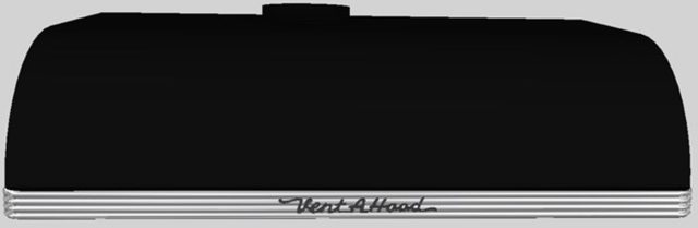 Vent-A-Hood 36” Black Professional Retro-Style Under Cabinet Range Hood with Magic Lung® Blower-0