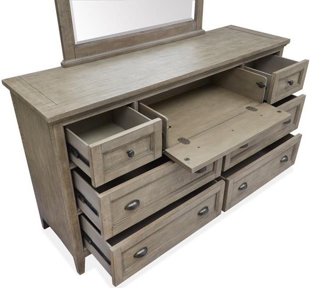 Magnussen Home® Paxton Place Dovetail Grey Dresser-3