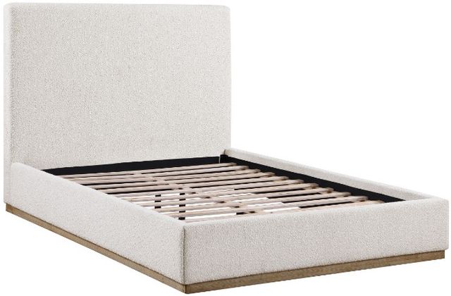 Coaster® Knox Cream Queen Upholstered Panel Bed -1
