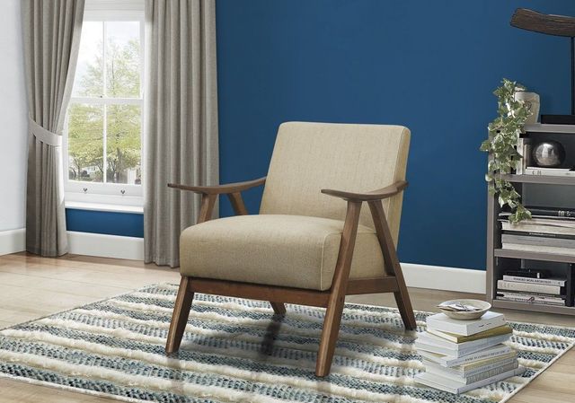 Mazin Furniture Damala Light Brown Accent Chair-3