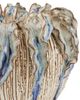 Currey & Company Tropical Crown Ivory/Reactive Blue Medium Vase-1