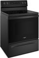 Whirlpool® 30" Black Free Standing Electric Range-2