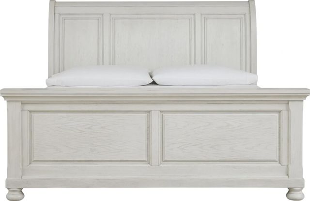 Signature Design by Ashley® Robbinsdale Antique White Queen Sleigh Bed-1