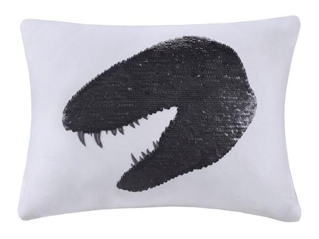 Olliix by Mi Zone Kids Dylan Grey Twin Printed Dino Camo Comforter Set-3