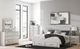 Signature Design by Ashley® Birmonton White Queen Upholstered Panel Platform Bed-4