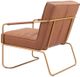 Zuo® Modern Dallas Vintage Brown Accent Stationary Chair-4