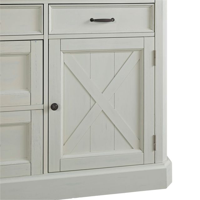 homestyles® Seaside Lodge 3-Piece White Kitchen Island Set-2