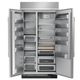 KitchenAid® 48" 30 Cu. Ft. PrintShield™ Stainless Steel Built-In Side-by-Side Refrigerator with Platinum Interior-1