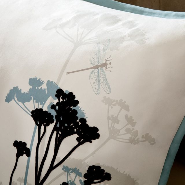 Olliix by Madison Park Matilda 7 Piece Blue Queen Comforter Set-3