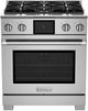 BlueStar® 30" Stainless Steel Pro Style Dual Fuel Range-0