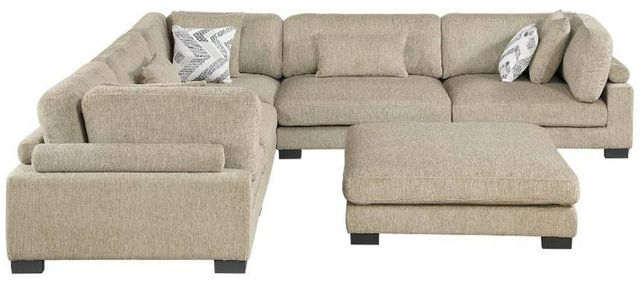 Homelegance® Tinley 6-Piece Brown Modular Sectional with Ottoman-2