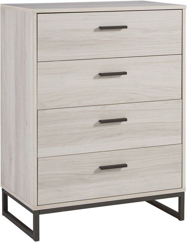 Signature Design by Ashley® Socalle 3-Piece Natural Twin Platform Bed Set-3