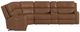 Flexsteel® Linden 6-Piece Caramel L-Shape Power Reclining Sectional-2