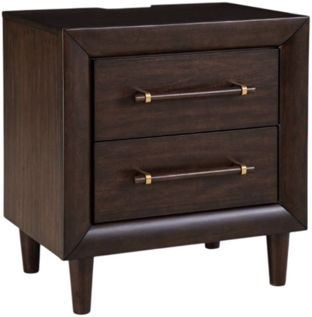 Benchcraft® Dantenton Merlot Nightstand-0