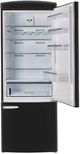 Unique® Appliances Classic Retro 28" 17 Cu. Ft. Matte Black Counter Depth Bottom Freezer Refrigerator-3