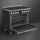 Smeg Professional 36" Anthracite Pro Style Gas Range-4