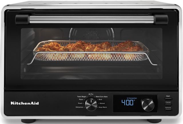 KitchenAid® 16" Contour Silver Countertop Oven-1