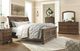 Signature Design by Ashley® Flynnter 6-Piece Medium Brown Queen Panel Bed Set-5