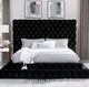 Furniture of America® Stefania 4-Piece Black Queen Bedroom Set-1