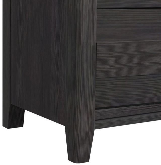 Elements International Tobias Black Dresser and Mirror Set-3