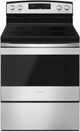 Amana® 30" Black on Stainless Free Standing Electric Range-0
